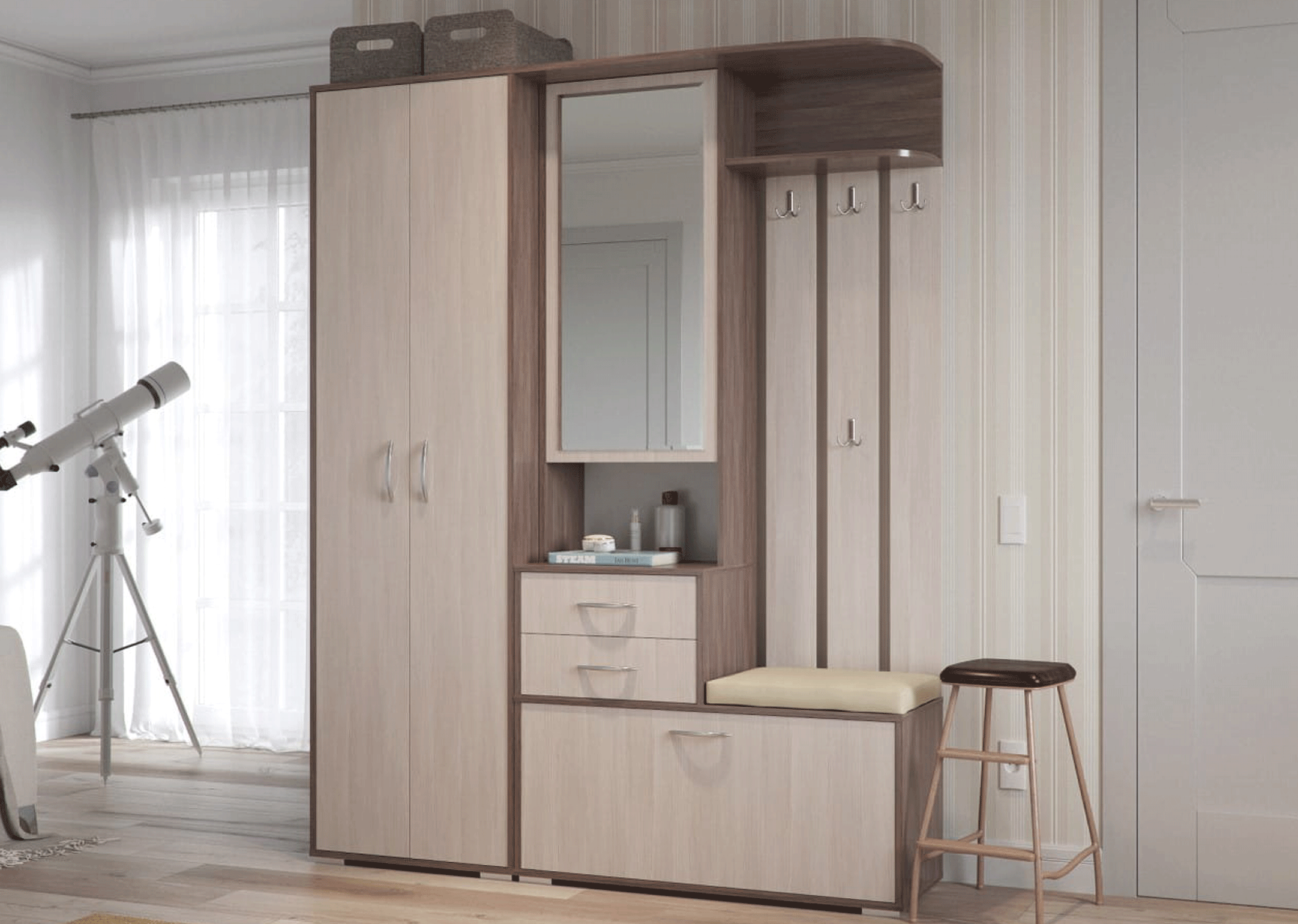 Шкаф для одежды "Домино" от магазина мебели МегаХод.РФ