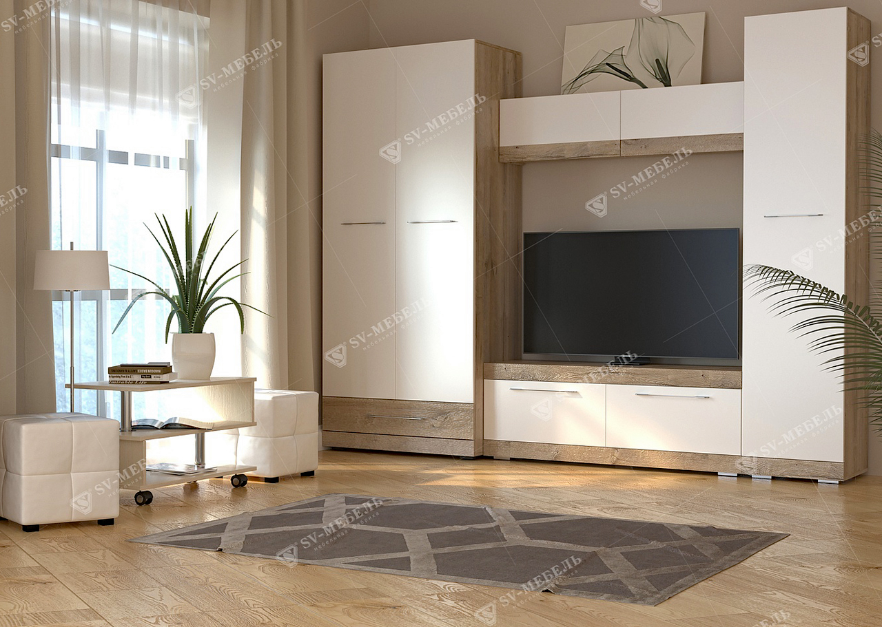 Шкаф 2-х створчатый универсальный "Ницца" от магазина мебели МегаХод.РФ
