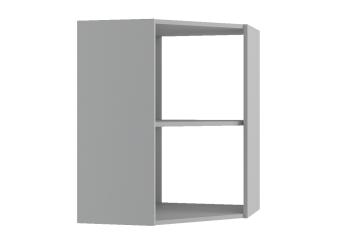Корпус "ДСВ" шкаф верхний угловой стекло