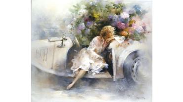 Репродукция "Незнакомка"