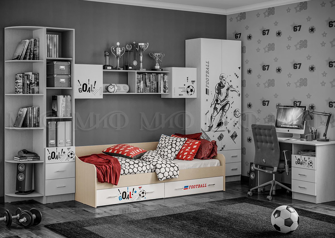 Кровать с ящиками фотопечать "Вега NEW" Миф от магазина мебели МегаХод.РФ