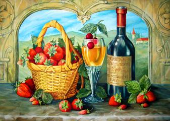 Гобелен "Дофине Клубника"