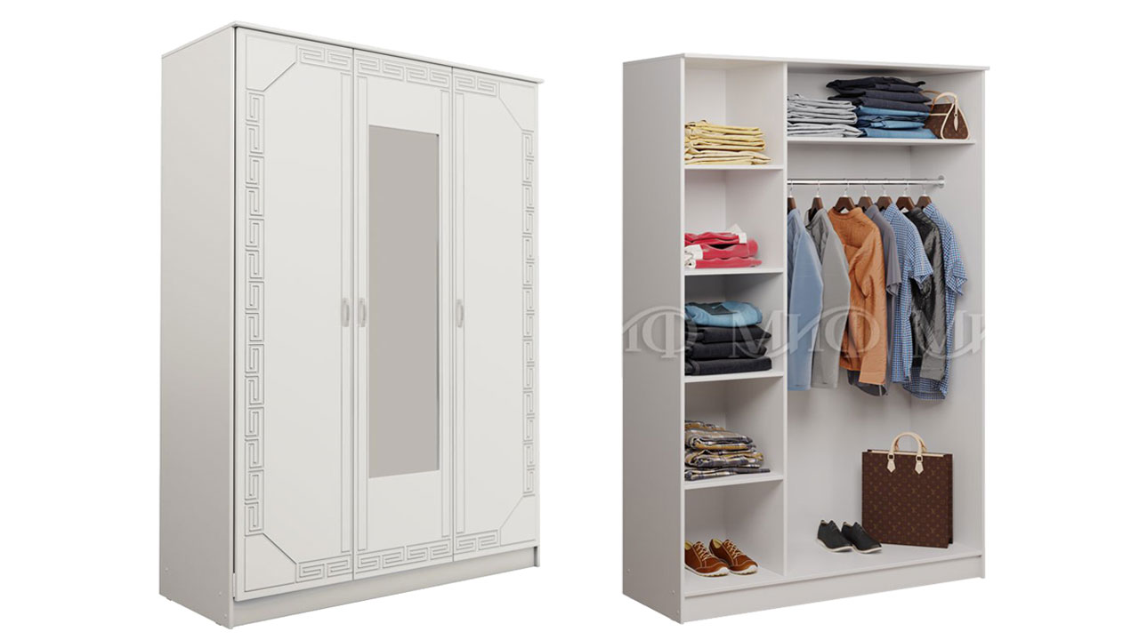 Шкаф 3-х створчатый "Афина 1" от магазина мебели МегаХод.РФ
