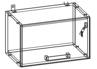 Кухонный шкаф под вытяжку "Бомбей" 600