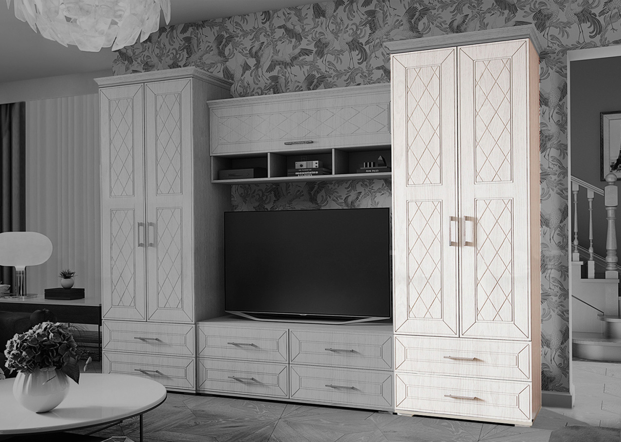 Шкаф 2-х створчатый "Британика" от магазина мебели МегаХод.РФ