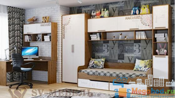 Шкаф 2-х створчатый "Гарвард SV" от магазина мебели МегаХод.РФ