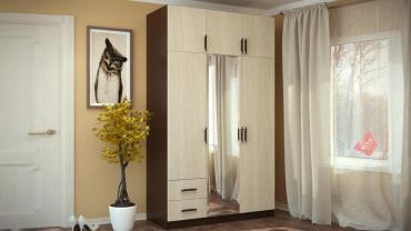 Шкаф 3-х ств. с ящиками