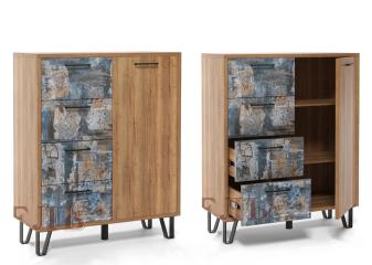 Комод с ящиками и створкой "Колибри" SV