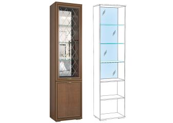 Пенал с витриной ЛШ-4 "Ливорно" Пенал с витриной ЛШ-4 "Ливорно"