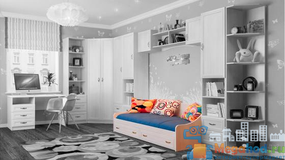 Кровать в детскую ДМ "Вегас Серия 2"  от магазина мебели МегаХод.РФ