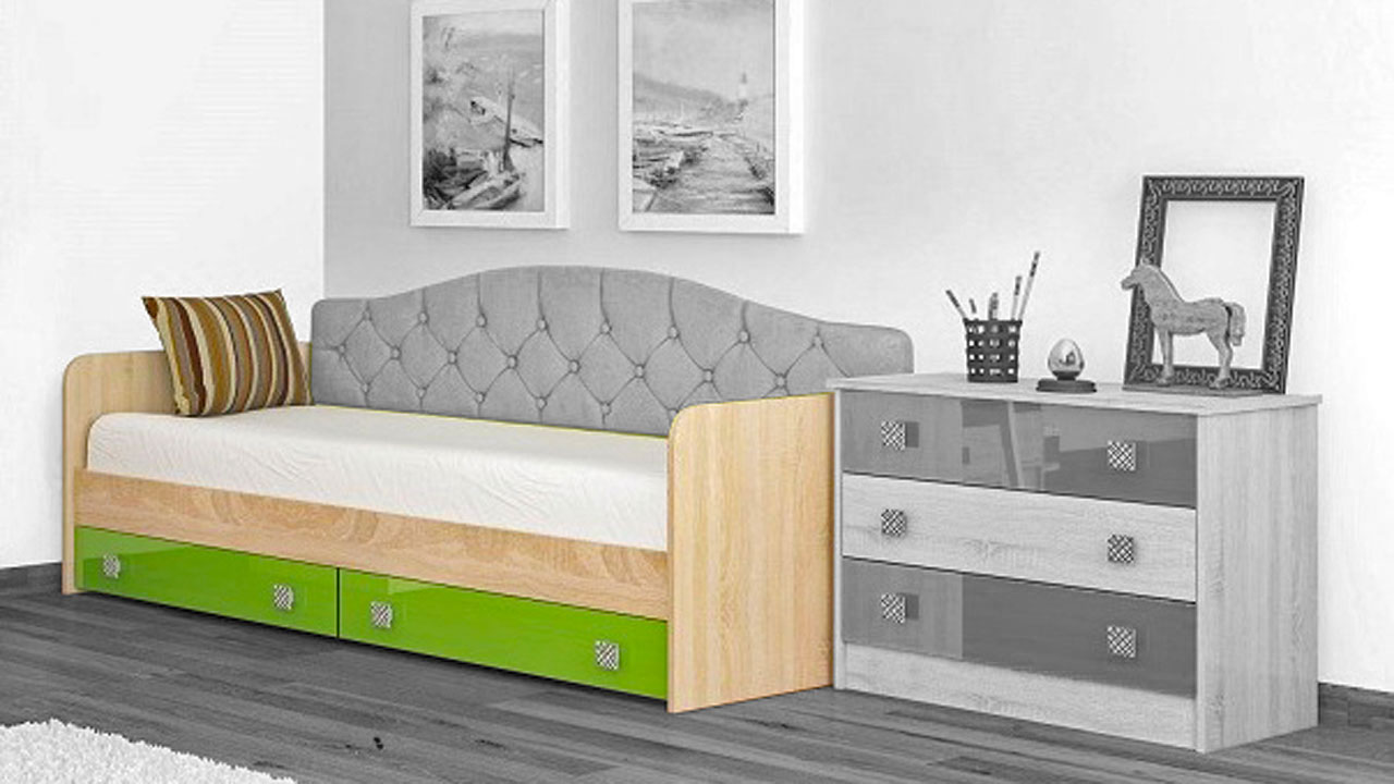Кровать с ящиками "Колибри" от магазина мебели МегаХод.РФ
