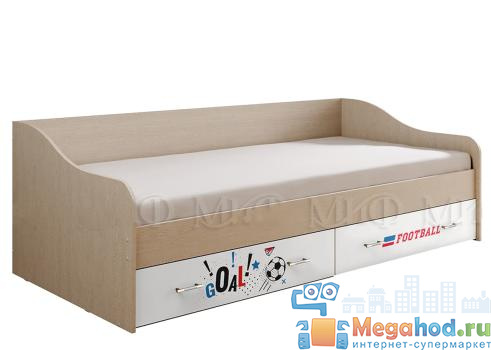 Кровать с ящиками фотопечать "Вега NEW" Миф от магазина мебели МегаХод.РФ