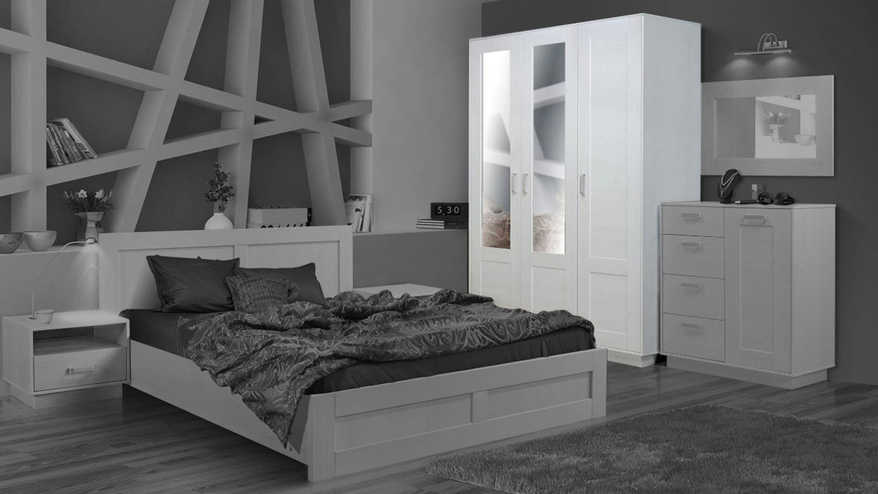Шкаф 3-х створчатый "Квадро" от магазина мебели МегаХод.РФ