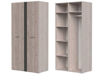 Шкаф 2-х створчатый платено-бельевой "Бриз" Браво Шкаф 2-х створчатый платено-бельевой "Бриз" Браво