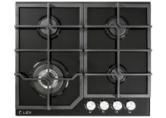 Газовая варочная поверхность "LEX" GVS 640-1 BL Газовая варочная поверхность "LEX" GVS 640-1 BL