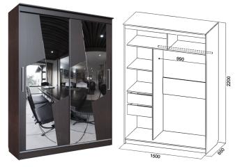 Шкаф-купе "Кантри" Шкаф-купе "Кантри"