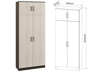 Шкаф 2-х дверный "Ронда" ПРШ 800.1 Шкаф 2-х дверный "Ронда" ПРШ 800.1