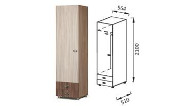 Шкаф платяной ПМ 13 "Юниор 6" Шкаф платяной ПМ 13 "Юниор 6"