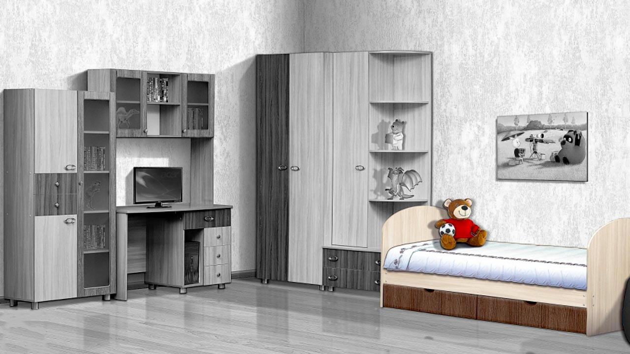 Кровать с ящиками ПМ 5 "Юниор 6" от магазина мебели МегаХод.РФ