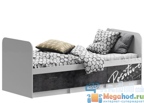 Кровать с ящиком "Вега Позитив" от магазина мебели МегаХод.РФ