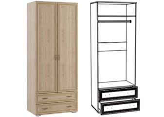 Шкаф 2-х створчатый "Ливорно" Шкаф 2-х створчатый "Ливорно"