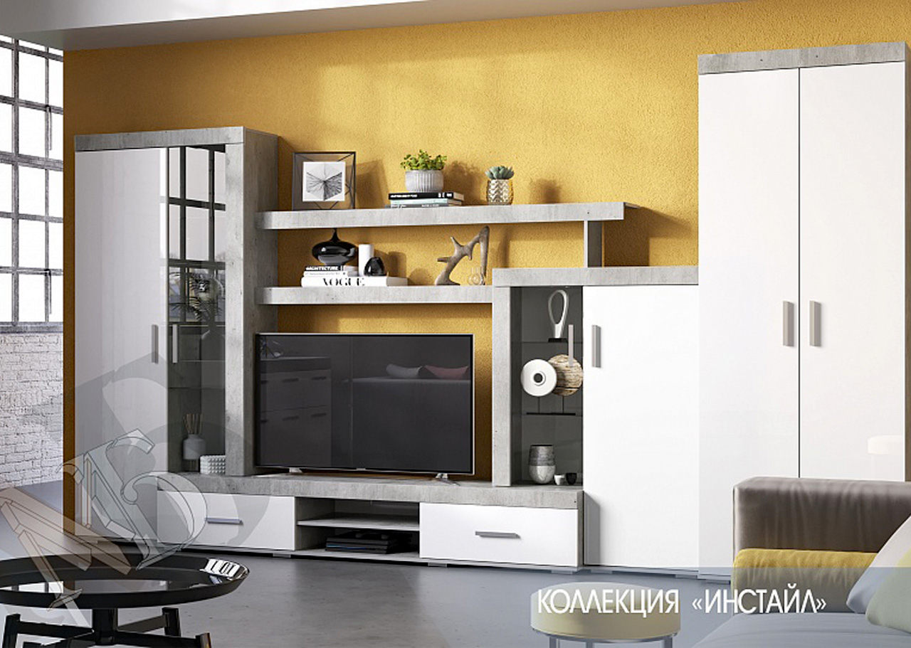 Шкаф 2-х створчатый "Инстайл" от магазина мебели МегаХод.РФ