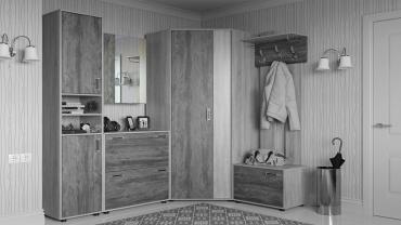 Шкаф с зеркалом (навесной) "Визит 1"