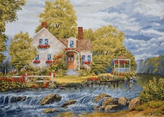 Гобелен "Загородный дом"