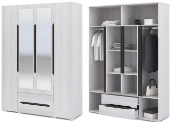 Шкаф 4-х дверный ШК 014 "Валенсия" Стендмебель