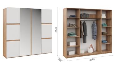 Шкаф 4-х створчатый "Дакота" Шкаф 4-х створчатый "Дакота"