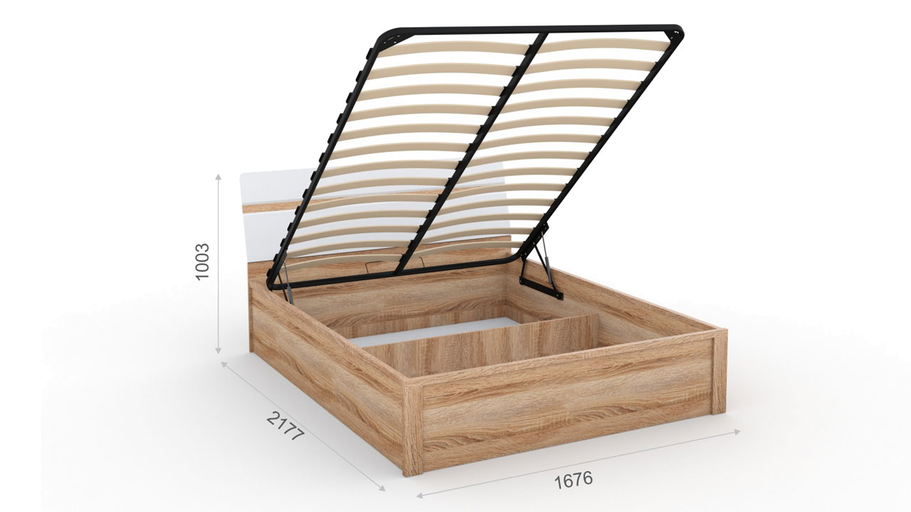 Кровать с подъемным механизмом "Дакота" от магазина мебели МегаХод.РФ